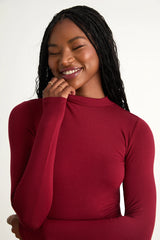Anything is Posh-ible Dark Red Top