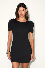 Kasai Black Short Sleeve Mini Dress Lulus